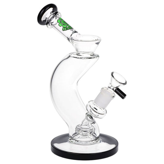 SeshGear Hip Check Curved Glass Water Pipe 7.75" / 14mm F
