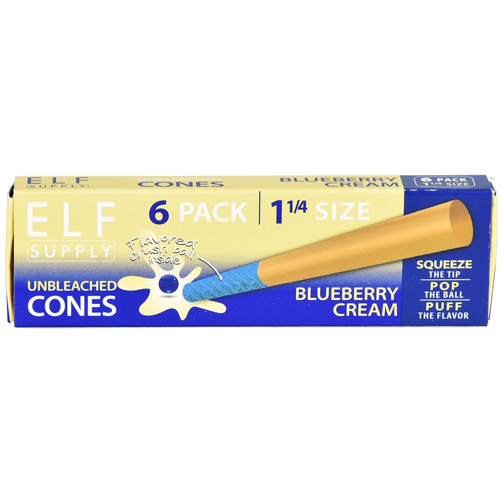 ELF Unbleached Flavor Pop Pre-Rolled Cones | 1 1/4 | 6pc | 20pk (Display Box)