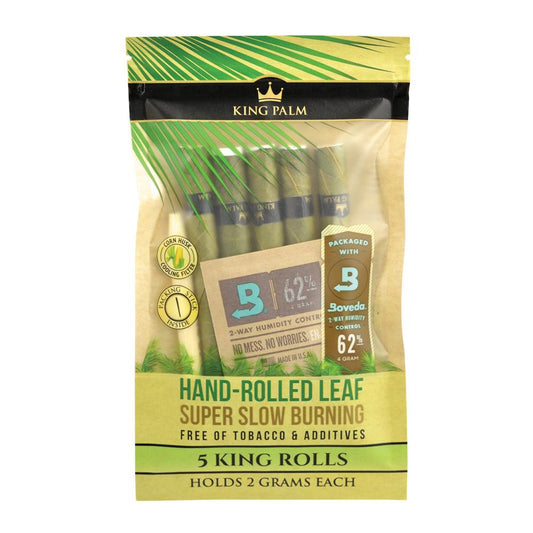 King Palm King Size Leaf Rolls (Display Box)