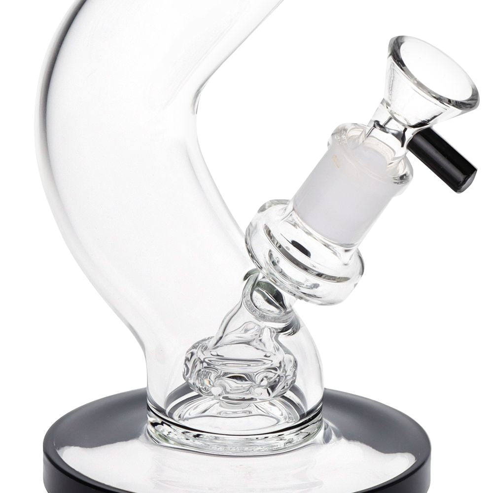 SeshGear Hip Check Curved Glass Water Pipe 7.75" / 14mm F