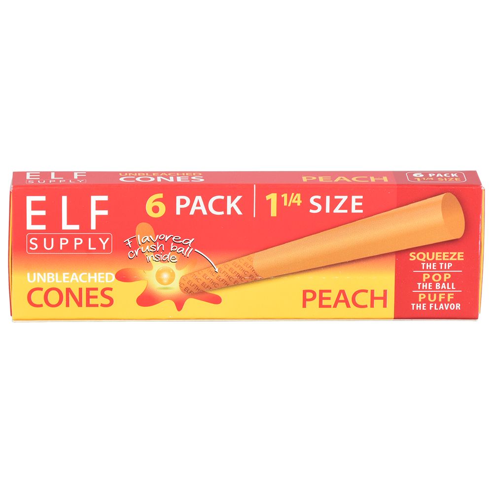 ELF Unbleached Flavor Pop Pre-Rolled Cones | 1 1/4 | 6pc | 20pk (Display Box)