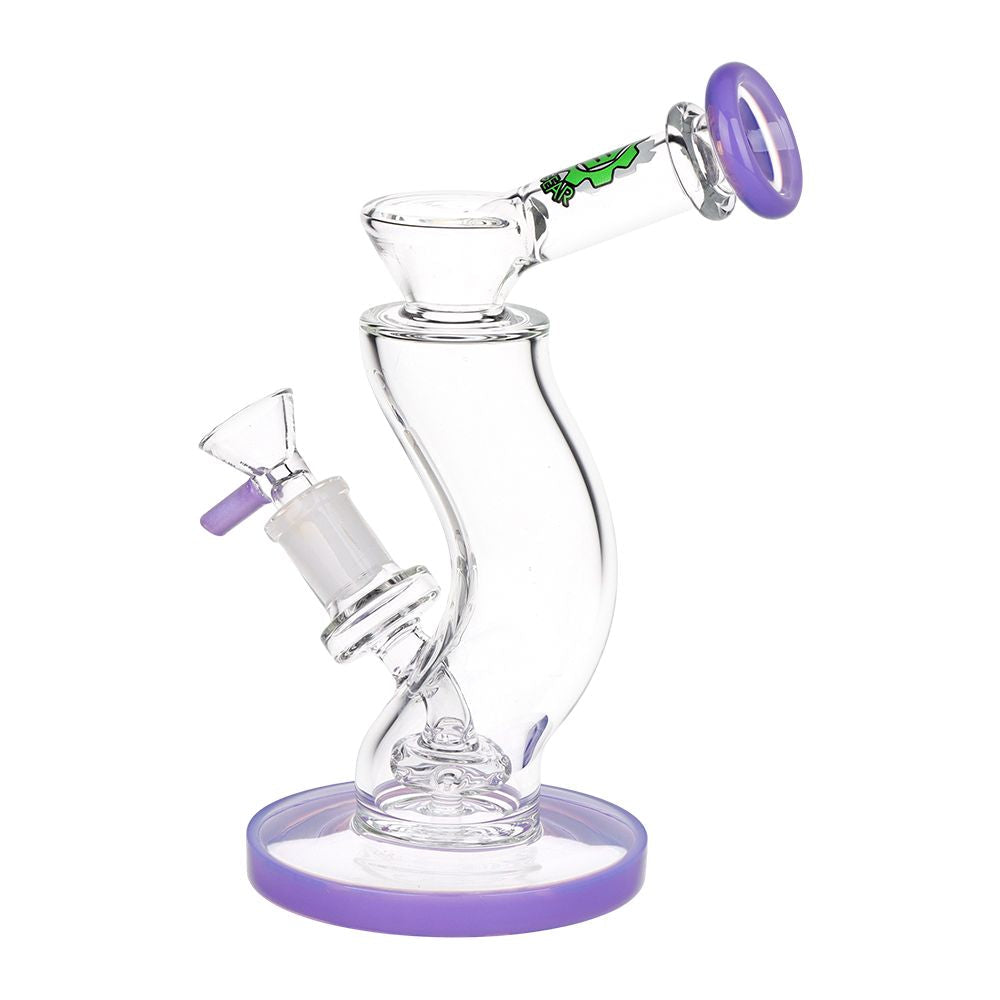 SeshGear Hip Check Curved Glass Water Pipe 7.75" / 14mm F