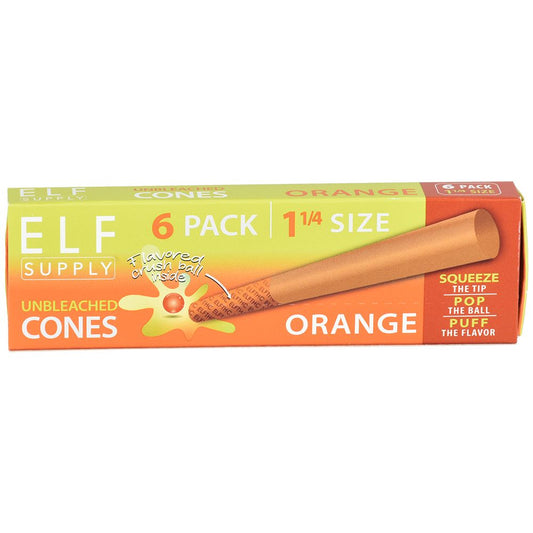 ELF Unbleached Flavor Pop Pre-Rolled Cones | 1 1/4 | 6pc | 20pk (Display Box)